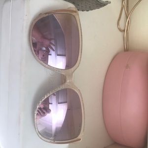 Ted Baker pink iridescent sunglasses